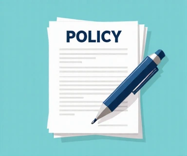 Illustration of a document being updated with a pen icon